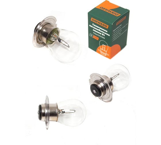 Лампа DINWARD R2 12 V 50 W (фарная) тракторная P42s (крат_уп_10шт) (1 конт.) 746157v