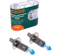 Лампа DINWARD H1 12 V 55 (P14,5s) Super White голубая 6500К Xenon effect в боксе (к-т=2шт) 746204v