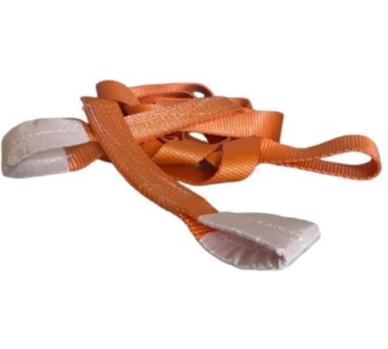 Буксировочный трос текстильный динамический СЕВЗАПКАНАТ СЗК 7 т 5 м ширина ленты 50мм 4631179087507