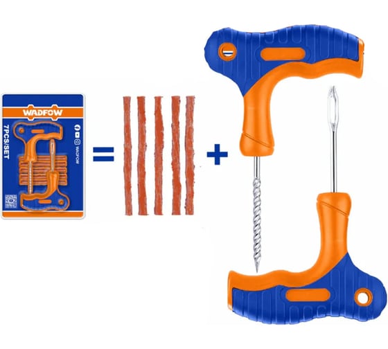 Набор инструмента для ремонта шин WADFOW 7 шт 72 WTPT1102
