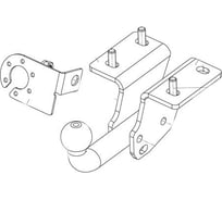 Фаркоп ТСУ Volkswagen AMAROK 2010 г AvtoS VW 34