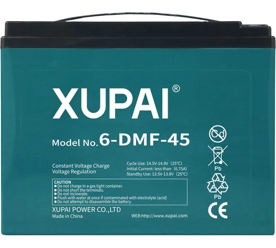 Тяговый аккумулятор NEO XUPAI 6-DMF-45 AGM 0645