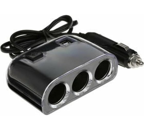 Разветвитель прикуривателя Pro Legend PL9472 3 гнезда + 2 USB PL9472