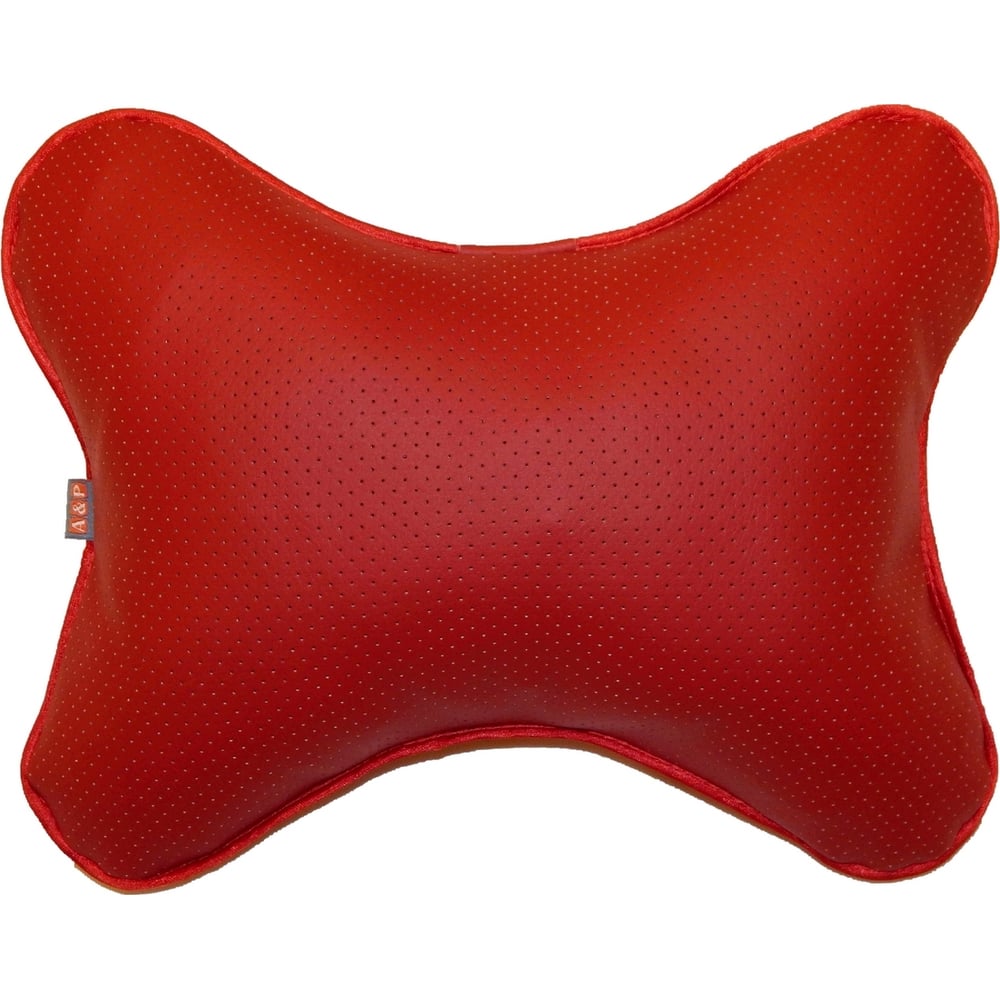 Автомобильная подушка-косточка под шею A&P большая, красный PKEB24 ...