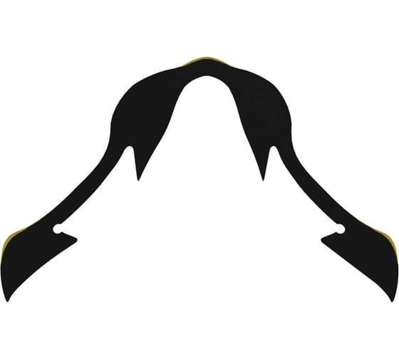 Угловой резиновый демпфер ТЕХНОЛОГИЯ прямой, 1000x200x15 мм ДУ-15 7662