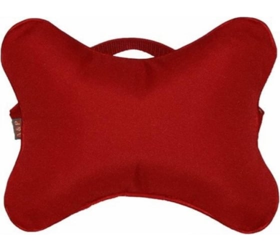 Автомобильная подушка-косточка под шею A&P маленькая, красный PKRM163 1