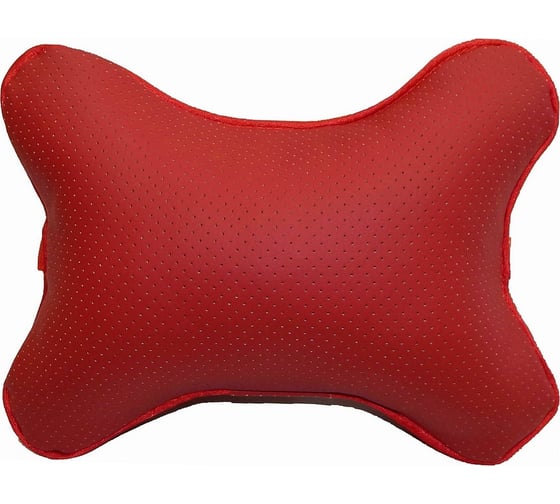 Автомобильная подушка-косточка под шею A&P маленькая, красный PKEM22 1
