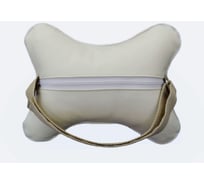 Автомобильная подушка-косточка под шею A&P маленькая, светло-бежевый PKEM10