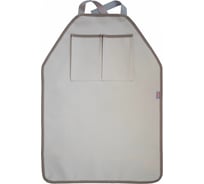 Накидка-чехол на спинку автомобильного сиденья A&P с карманами, светло-бежевый NSOK112