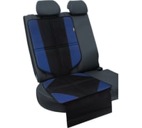 Коврик под детское автокресло A&P черно-синий КАО026