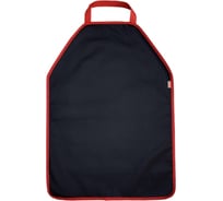 Накидка-чехол на спинку автомобильного сиденья A&P черный с красной окантовкой NSO11