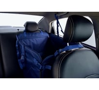 Автогамак для собак A&P Happy Dog Хэппи Дог на 1/3 заднего сиденья цвет синий AHDT061