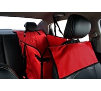 Автогамак для собак A&P Happy Dog Premium Хэппи Дог Премиум цвет красный AHDPT117