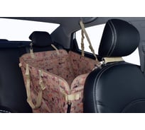 Автогамак для собак A&P Happy Dog Хэппи Дог цвет собаки на бежевом фоне AHDT243