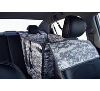 Автогамак для собак A&P Happy Dog Premium Хэппи Дог Премиум цвет серый пиксель AHDPT221