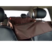 Автогамак для собак A&P Happy Dog Premium Хэппи Дог Премиум цвет коричневый AHDPD050