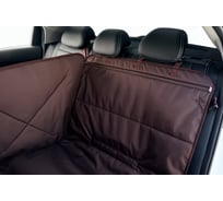 Автогамак для собак A&P Happy Dog Хэппи Дог на 2/3 заднего сиденья цвет коричневый AHDD046