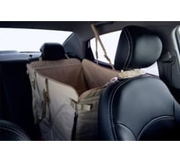 Автогамак для собак A&P Happy Dog Хэппи Дог на 1/3 заднего сиденья цвет бежевый AHDT009