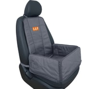 Автогамак для перевозки собак A&P Little Dog Литл Дог на переднее сиденье цвет серый ALD027