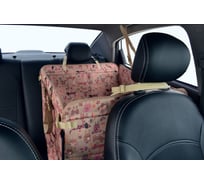 Автогамак для собак A&P Happy Dog Хэппи Дог цвет собаки на бежевом фоне AHDP242