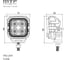 Светодиодный прожектор MTF Light двухрежимный, серия POD LIGHT, 12-24В, 20Вт, 1500лм, 6000К, шт. PL20W 5
