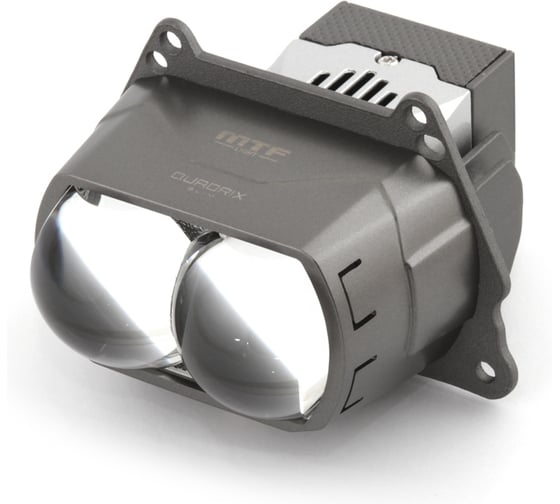 Светодиодные модули ближнего/дальнего света MTF Light серия QUADRIX SLIM, 2 линзы, 12V, 70W, 4500LM, 6000К, к-т. QS72K6 1