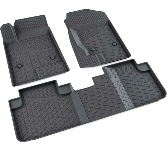 Коврики в салон MiLe HAVAL F7x 2019, полиуретан резина 3D 1120111 1