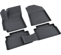 Коврики в салон MiLe KIA Sportage IV рестайлинг 2018-, полиуретан резина 3D 1020711