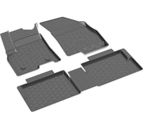 Коврики в салон MiLe Chery Tiggo 8 Pro 2020- в комплекте 3й ряд, полиуретан резина 3D 1080311