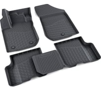 Коврики в салон MiLe Skoda Karoq I 2017-, полиуретан резина 3D 1040511