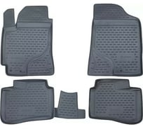 Коврики в салон ELEMENT для VOLVO XC90 2002 г.в., 4 шт., полиуретан, серые NLC.50.04.211