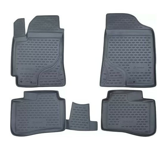 Коврики в салон ELEMENT для VOLVO XC90 2002 г.в., 4 шт., полиуретан, серые NLC.50.04.211 1