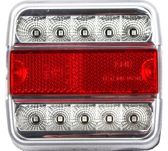 Фонарь задний ТехАвтоСвет LED универсальный 12-24V 1 шт ТАС-ФЗУ1-00LED