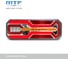 Фонари задние светодиодные габарит/стоп/ПТФ/реверс/поворот MTF Light 12-24V, сертификат ECE R148, к-т 2шт. NV-TRL514 3