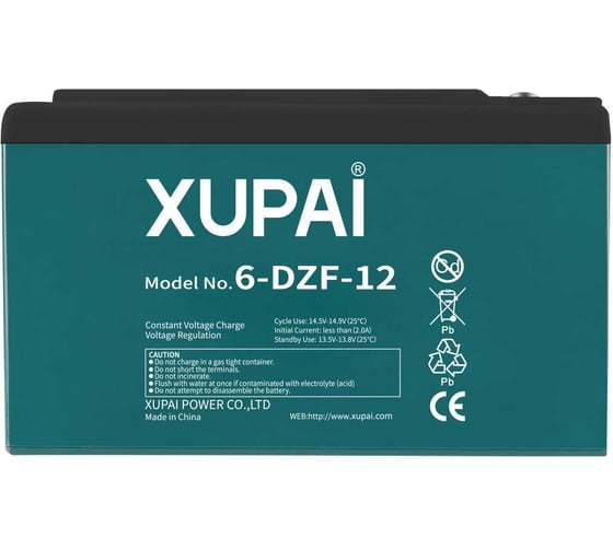 Тяговый аккумулятор NEO XUPAI 6-DZF-12 AGM 0612