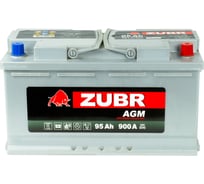 Аккумуляторная батарея ZUBR AGM (95 A/h), R+, Китай ZA950