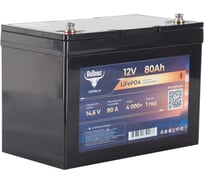 Аккумуляторная батарея литиевая Rutrike LiFePO4 (12V/80Ah/80A BT) 026495
