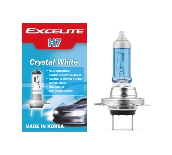 Лампа светодиодная Excelite H7, 12–24 В, 18 Вт, LED STANDARD, 2 шт 902101