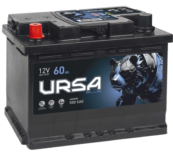 Аккумуляторная батарея URSA Blue 60Ah L+ UU601