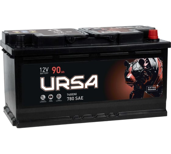 Аккумуляторная батарея URSA Extra power 90Ah R+ UE900