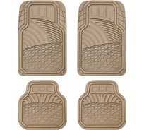 Автомобильные коврики Carfort Rovers 9 термопласт NBR, комплект 4 шт. Beige (1/4) 50602