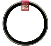 Оплетка Carfort Iris 13 черная кожа, цветные кристаллы, М 70963