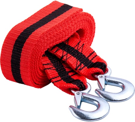 Буксировочный трос DSV 5 т, 5 м, лента с 2 крюками, в коробке с чехлом R88105