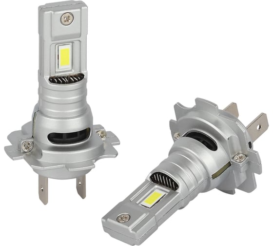 Автолампа светодиодная ЭРА H7 LED T9 12-15V 70W 6000K яркий белый свет Б0069738