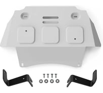 Защита картера + комплект крепежа Rival Алюминий, Chevrolet Niva;2002-2009;1,7;4WD;МКПП;Chevrolet Niva;2009-2020;1,7;4WD;МКПП;Lada Niva Travel;2020- 333.1021.2