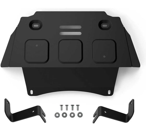 Защита картера + комплект крепежа Rival Сталь,Chevrolet Niva;2002-2009;1,7;4WD;МКПП;Chevrolet Niva;2009-2020;1,7;4WD;МКПП;Lada Niva Travel;2020-;1,7 222.1021.2