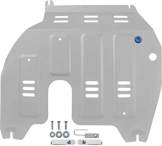 Защита картера + КПП + комплект крепежа Rival Сталь, Chevrolet Captiva;2019-;1,5;FWD;CVT 111.1034.1