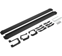 Порог-площадка Rival Slim black S180ALB + комплект крепежа к порогам, RIVAL, Jetour X70 Plus;2023-;1,6;FWD;РКПП;Soueast S07;2024-;1,6;4WD;АКПП S180ALB.0910.1