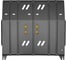 ЗК+ЗКПП и крепеж NLZ для LiXiang L7 L9 (24-)(алюминий 3 мм) 1,5 гибрид, AT, 4WD / Ликсианг Л7 NLZ.28.01.030A 1