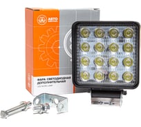 Фара рабочего света АВТОЭЛЕКТРИКА LED квадратная, 12/24В 09.1887